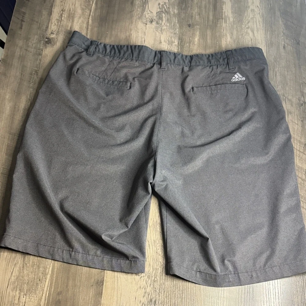 adidas Charcoal Flat Front Shorts